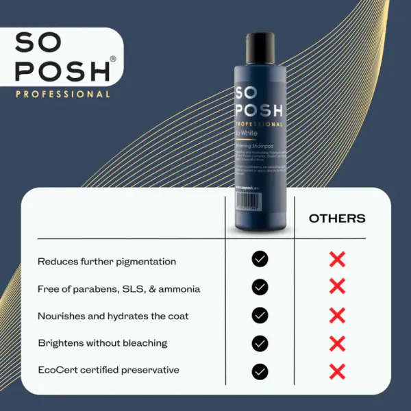 So Posh, So White whitening shampoo, 1L