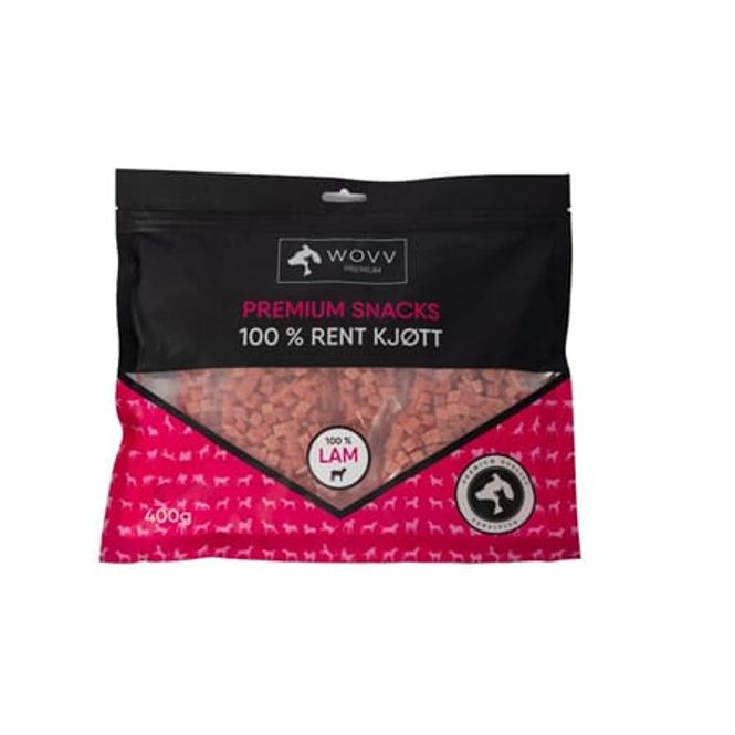 Hovedbilde Wovv Godbiter Lam 400g Små Biter